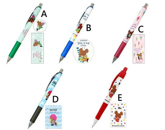 Pentel Energize 0.5mm Mechanical Pencil The Bears' School Jackie Japan