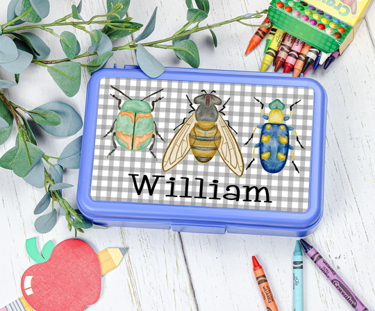Insect Personalized Pencil Box | School Supplies Back To Kids