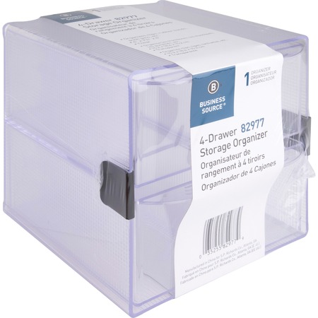 Wholesale Desk Organizers & Accessories: Discounts on Business Source 4-drawer Storage Organizer BSN82977