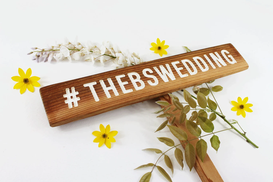 Wedding Hashtag Sign, Party # Sign, Event Social Media Decor Party Sign