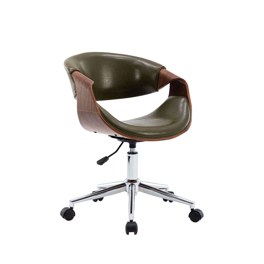 Porthos Home Aeko Office Chair, PU Leather, Height Adjustable Seat