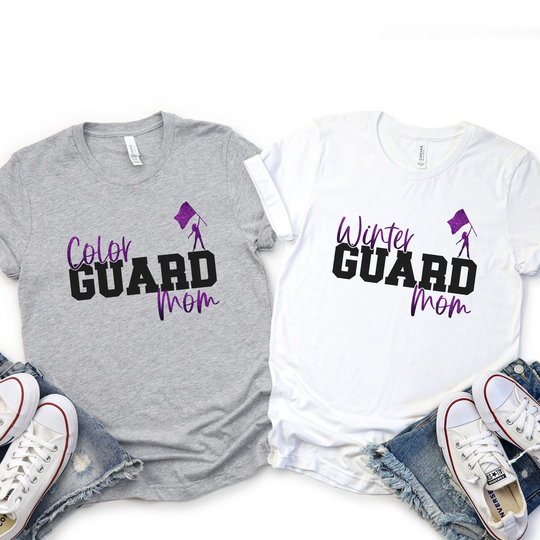 Color Guard Mom Shirts, Sweatshirts, Or Hoodies. Winter