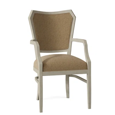 Wallace Upholstered King Louis Back Arm Chair