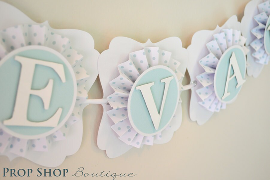 Birthday Banner, Baby Shower, High Chair Banner