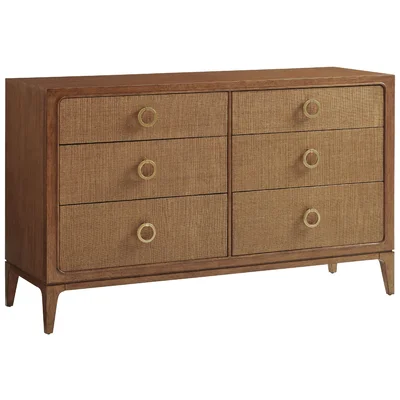 Palm Desert Beckett 6 Drawer 60" W Double Dresser