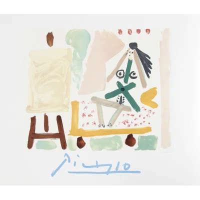 Le Modele Dans L'atelier by - Painting on