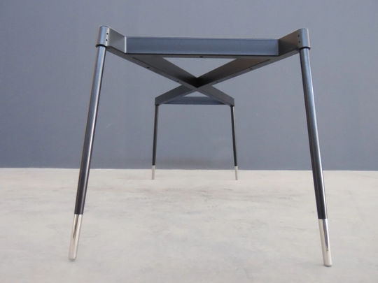 Modern Metal Dining Table Base, 28"H X 28"W 52" L Cirid