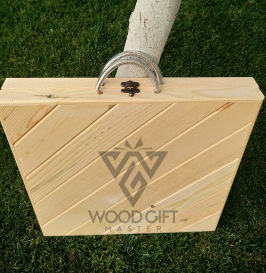 Foldable Table, Wood Boho Picnic