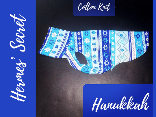 Hermes' Secret Hanukkah Cotton Knit Jammies