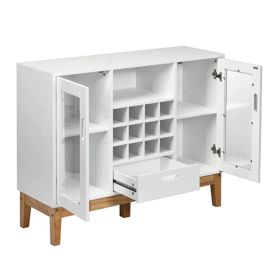 Buffet Sideboard Wood Kitchen Serve Storage Cupboard