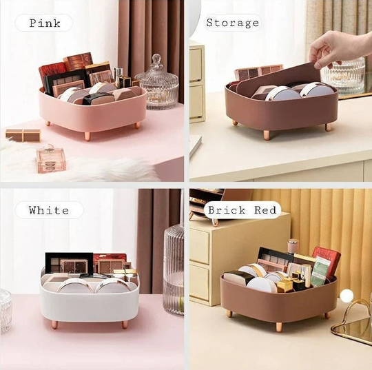 New Makeup Palette Foundation Powder Eye Shadow Lipstick Skincare Holder Organizer Bin Tray Drawer Storage Display Stand Home Office Beauty