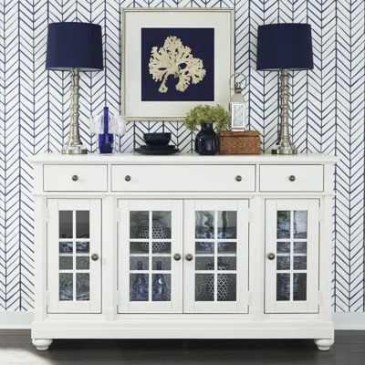 Baker 66" Wide 3 Drawer Sideboard