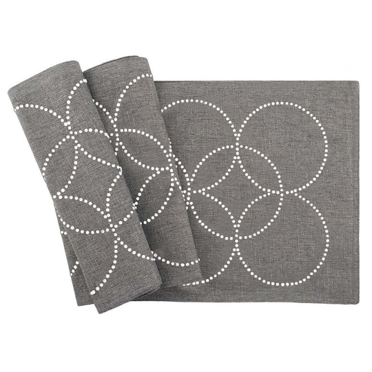Sparkles Home Rhinestone Circles Table Runner