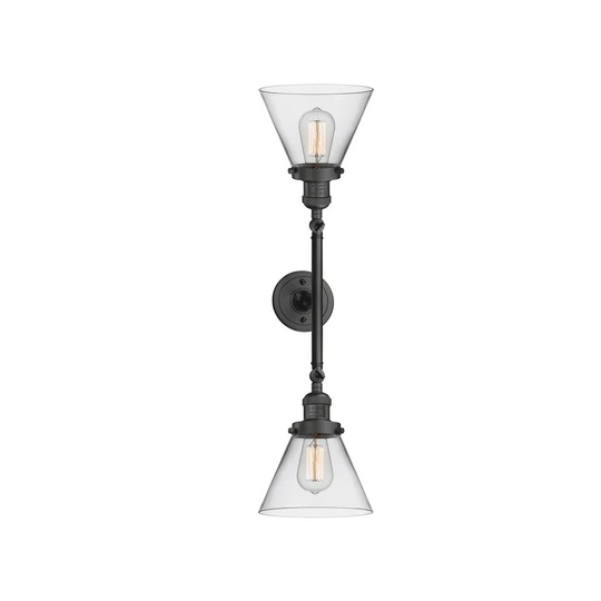 Innovations Lighting Large Cone 2 Light 23" Wide Bathroom Vanity Light
