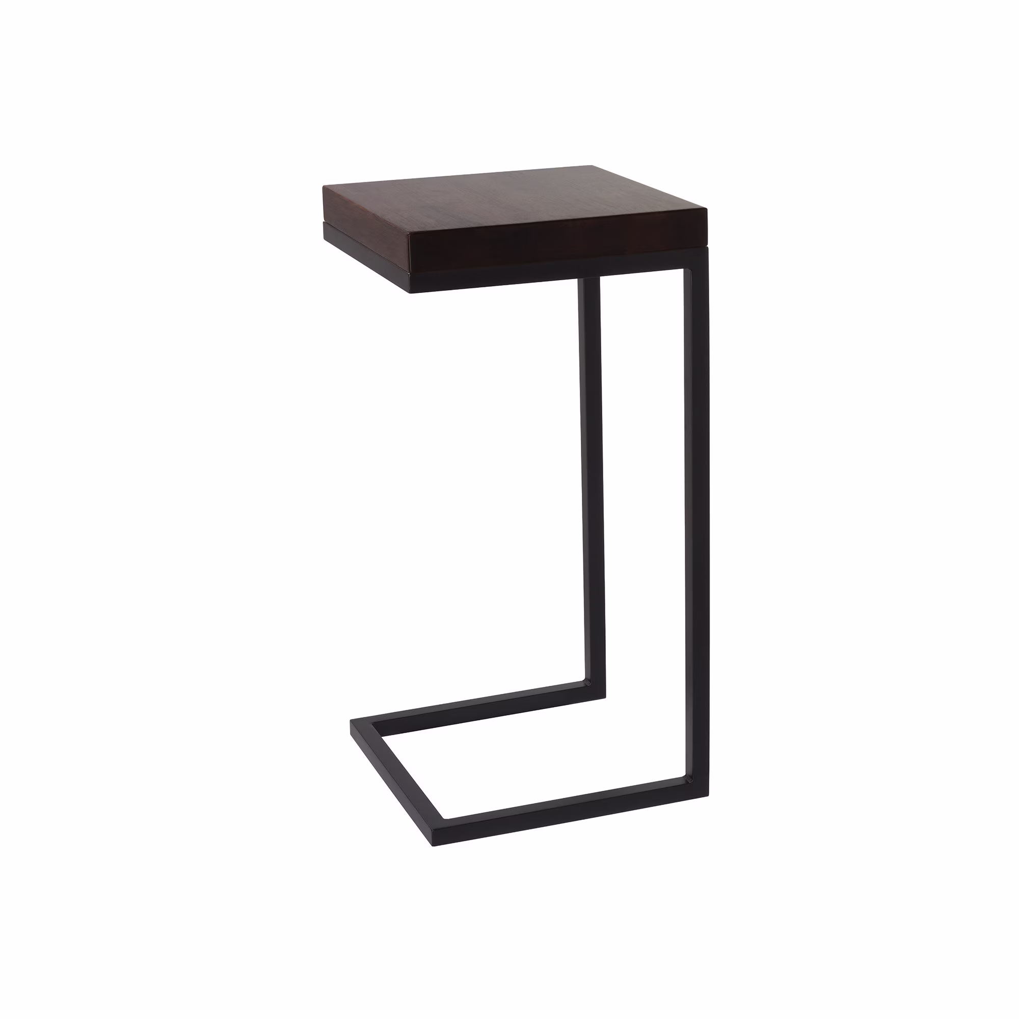 Black C Table, Table Leg, Modern Coffee Side Minimalist End Accent Sofa Pedestal