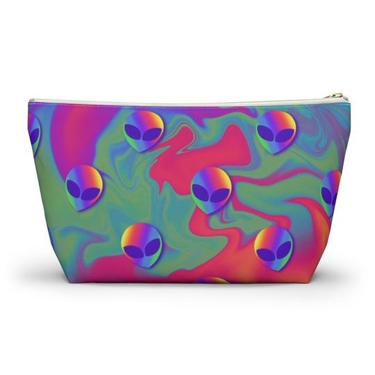 Psychedelic Aliens Bag, Cosmetic Pencil Case