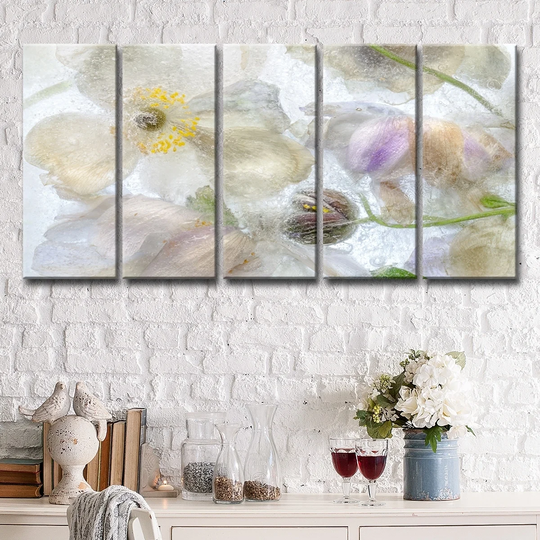 Ready2HangArt 'Anemone Frost' 5-Pc Canvas Wall Décor Set - Multi-color