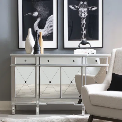 Jabri 60" Wide 3 Drawer Sideboard