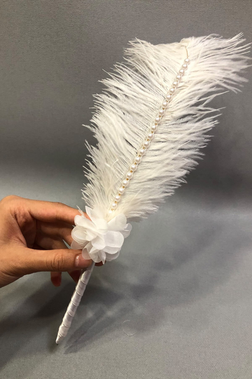 White Feathered Pencil
