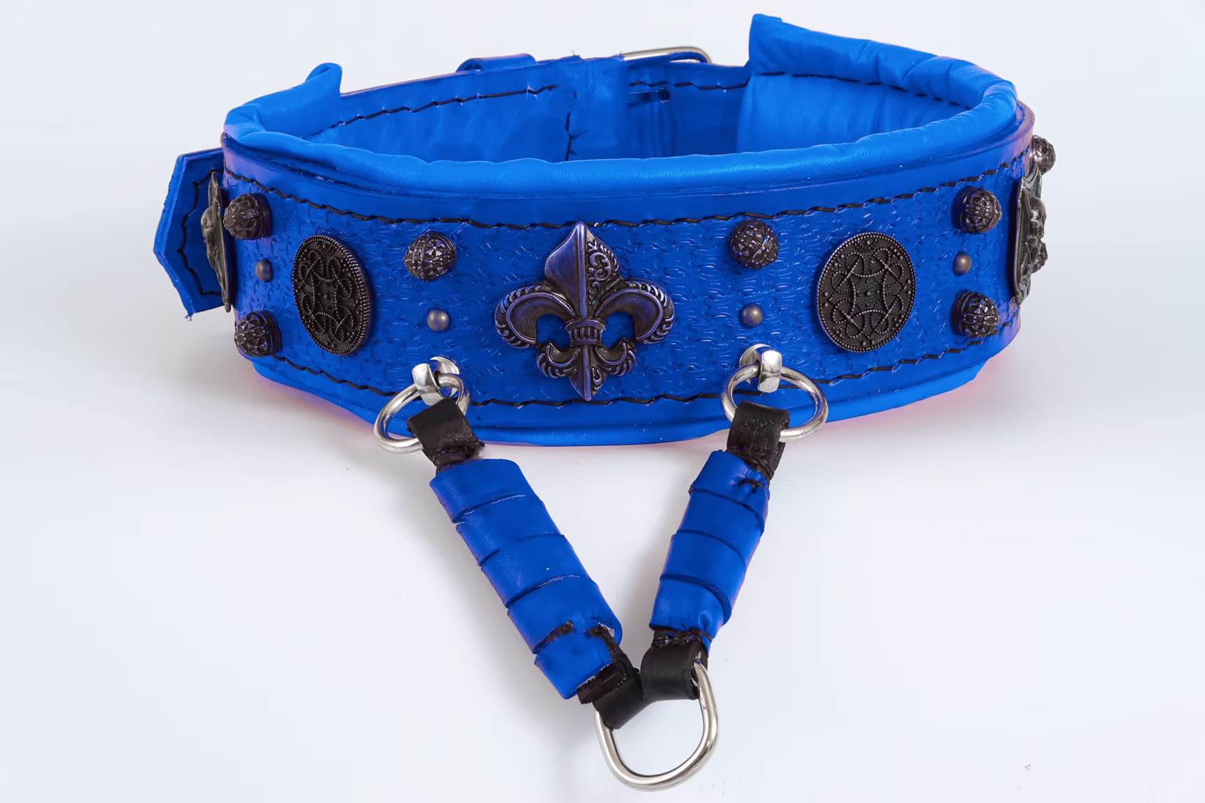 Cane Corso Collar, Padded Dog Leather Collar For Mastiffs, Bullmastiff Boerboel Handmade
