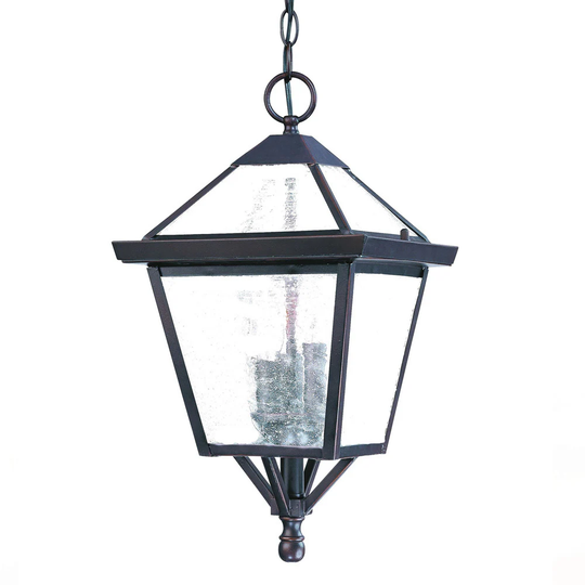 Bay Street 3-light Architectural Bronze Outdoor Hanging Lantern
