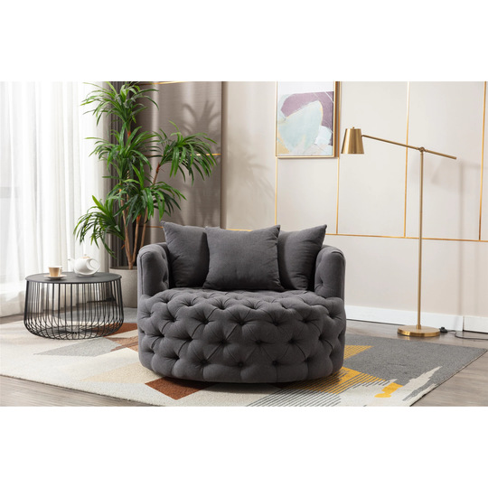 Modern Swivel Accent Chair Barrel Chair Leisure Chair for Living Room