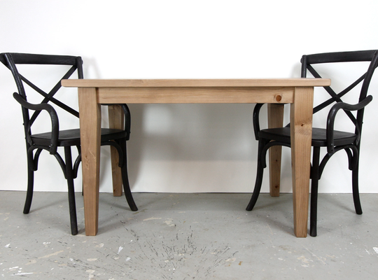French Farmhouse Kitchen Table, Salvaged Wood - Shipping Included