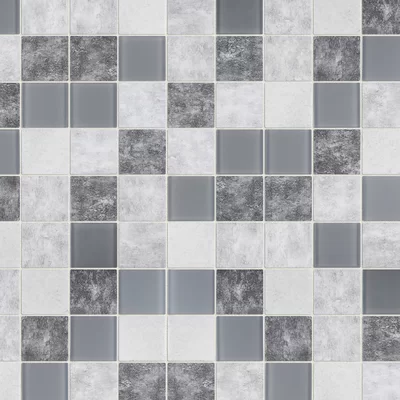 Recycle 2" x 2" Glass Grid Mosaic Wall Tile