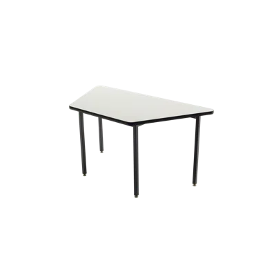 Whiteboard Table Markerboard Table Dry Erase Table - Utility - All Welded - TrapE-Zoid - 30"W x 60"L