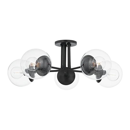 Meadow 5 Light Semi Flush