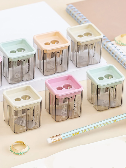 Cute Pencil Sharpener | Double Stationery Manual Back To School Supplies