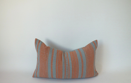 Gray & Brown Retro Sofa Pillow Covers Handmade Fabric Handwoven Textiles Throw-Pillow Cushions Boho Natural Colour Pastel Case