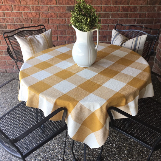 Large Buffalo Check Table Throw
