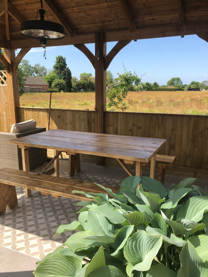Scaffold Board Garden Table
