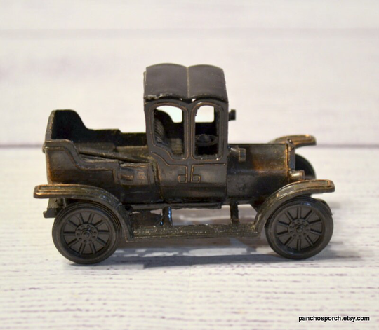 Vintage Metal Automobile Pencil Sharpener 1907 Fiat Diecast Car Novelty Desk Lead Panchosporch