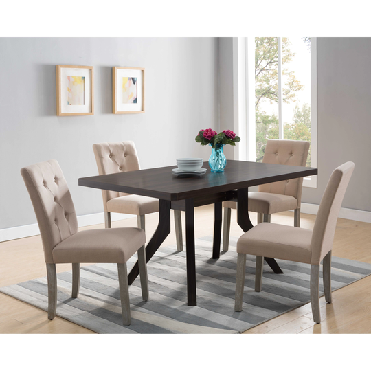Q-Max Two-toned Dining Table (Table Only)