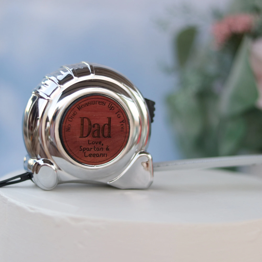 Personalized Tools Retractable Tape Measure, Measure 25 Ft & Magnetic End, First Fathers Day Handyman Gift, Gift For Dad