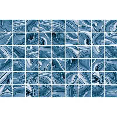 Modena Mexico 2" x 2" Glass Mosaic Wall & Floor Tile