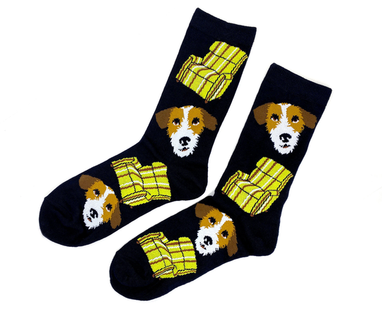 Martin's Ugly Chair & Eddie The Dog Frasier Socks - Crane Marty Niles