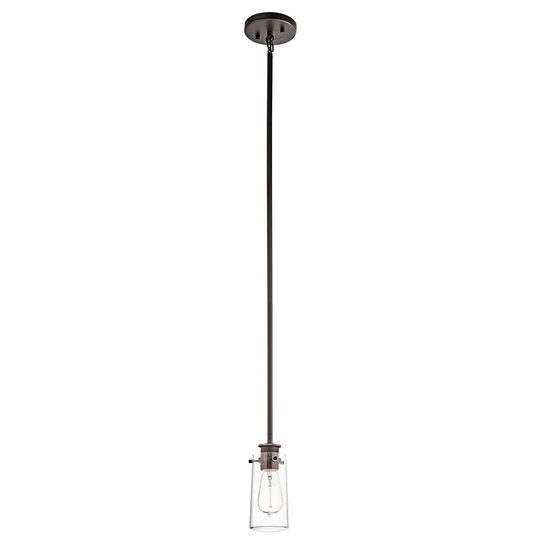 Kichler Lighting Braelyn Collection 1-light Olde Bronze Mini Pendant