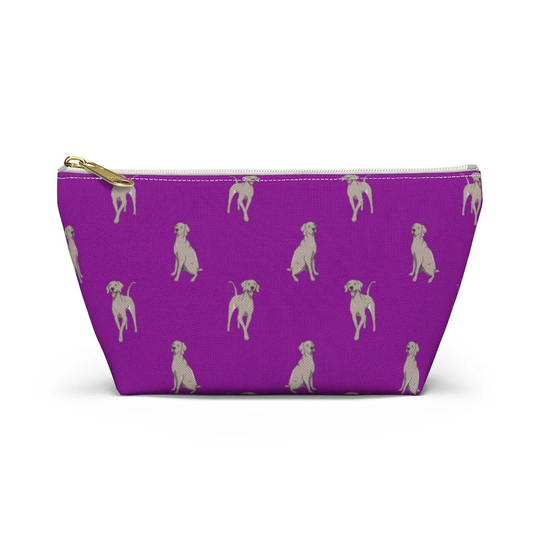 Weimaraner Jewellery Bag | Gift Accessory Pouch Cosmetic Pencil Case Weimy