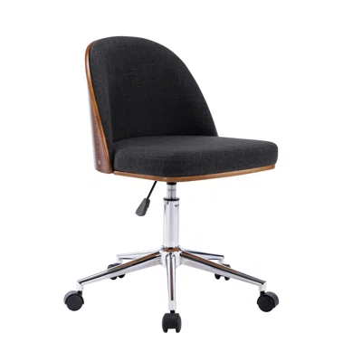 Huntley Fabric Upholstered Office Chair with Chrome Base
