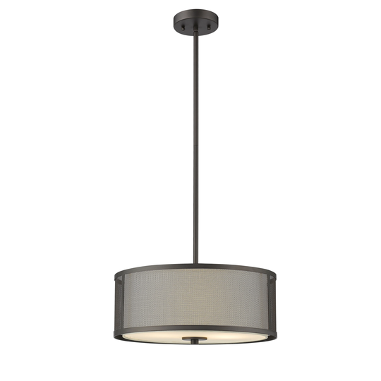 3-light Oil Rubbed Bronze Pendant - Oil Rubbed bronze - Oil Rubbed bronze