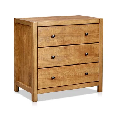 3 Drawer 17.99'' W Solid Wood Dresser