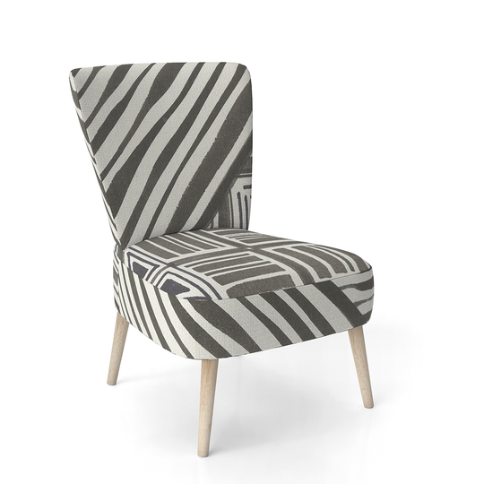 Designart 'Minimalist Graphics II' Upholstered Transitional Accent Chair