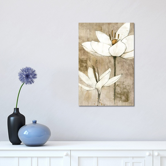 iCanvas "Pencil Floral I " by Avery Tillmon Canvas Print