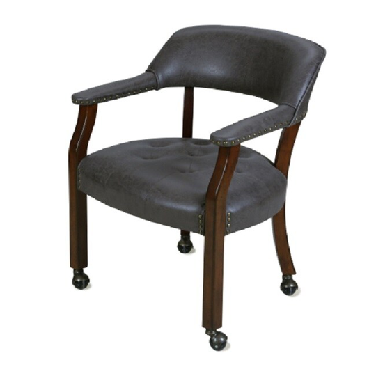 High elastic luxury office chair with wheels(Gray) On-Site