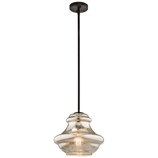 Kichler Everly 1-light Olde Bronze Pendant, 12-Inch Diameter