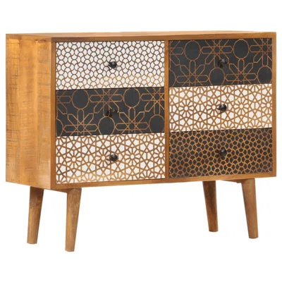 Woodring 35.4" Wide 6 Drawer Server