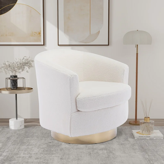 Modern Swivel Accent Barrel Chair Arm Chair